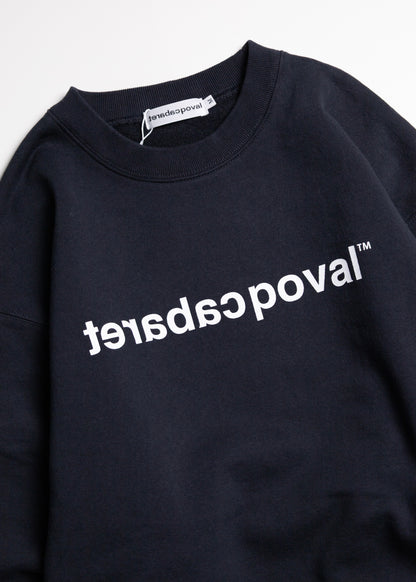[CABARET POVAL] Original Logo Crewneck