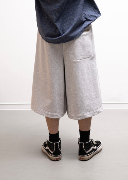 [ROTOL] Double Tuck Hakama Sweat Shorts
