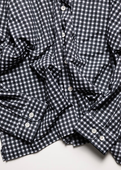 [KANEMASA PHIL.] 36G Wool Check Balise Shirt