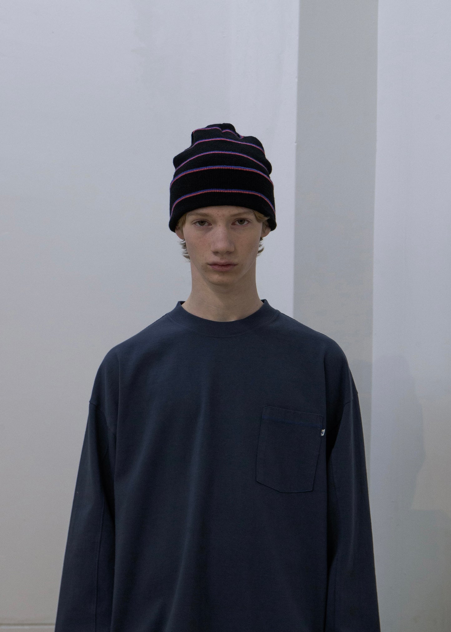 [wonderland] Striped Knit Hat