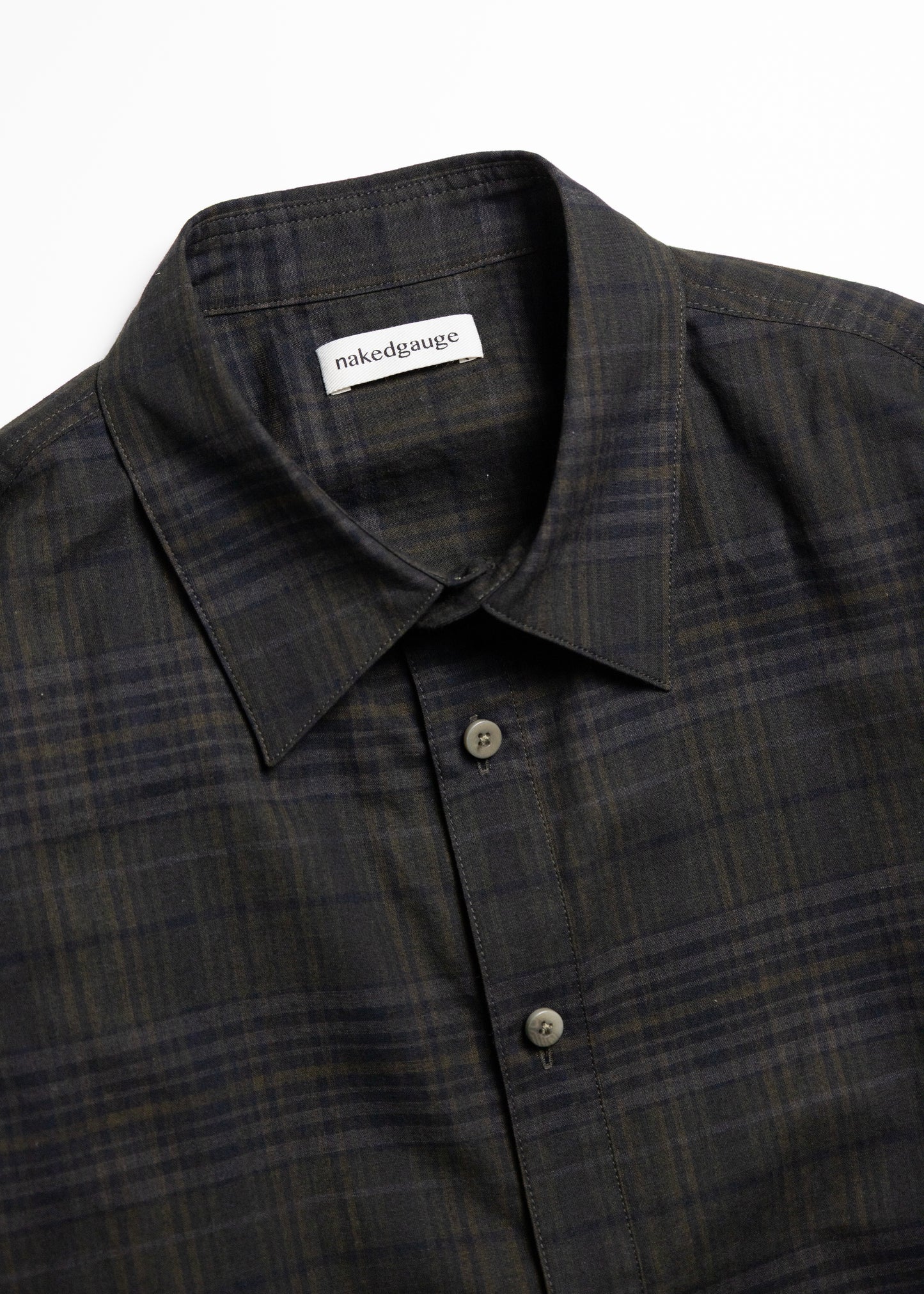 [nakedgauge] MADRAS CHECK SHIRT LS