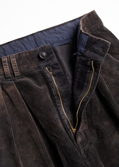 [ANACHRONORM] CORDUROY TUCK WIDE PANTS