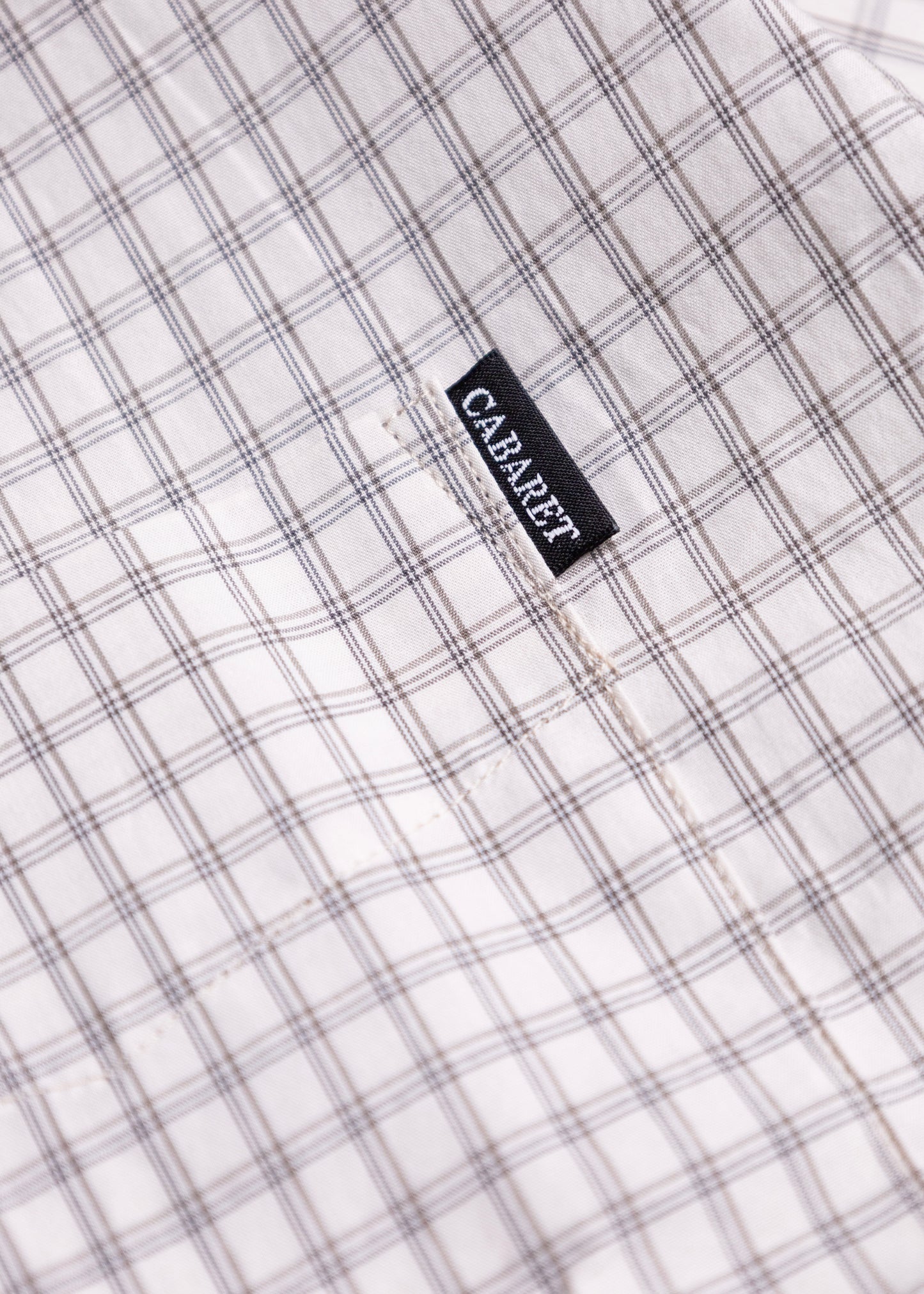 [CABARET POVAL] Plaid S/S Shirt