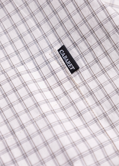 [CABARET POVAL] Plaid S/S Shirt