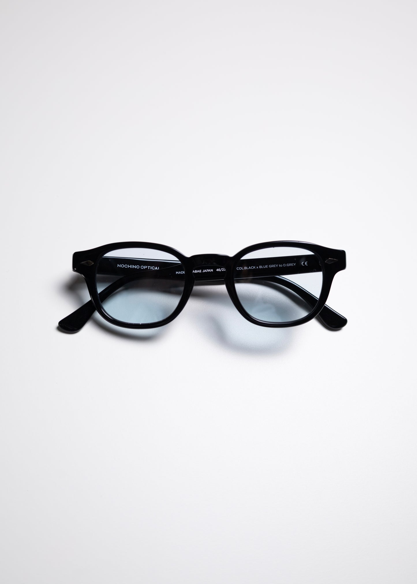 [NOCHINO OPTICAL] NOCHINO #23 GLOSS BLACK × AOFUJI BLUE to D.GREY