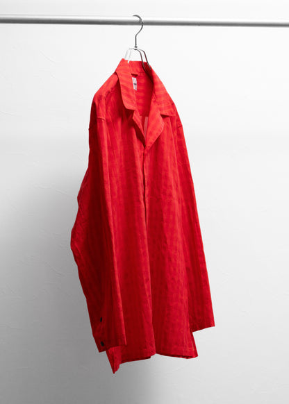 [BISOWN] COTTON HIDDEN CHECK SLEEPING SHIRTSJACKET