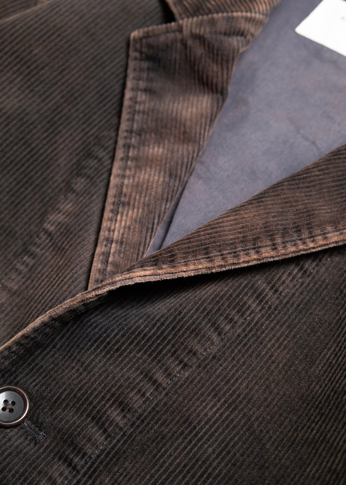 [ANACHRONORM] CORDUROY LAPEL JACKET