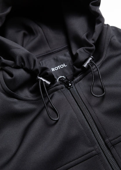 [ROTOL] Smooth Jersey Hooded Track Jacket