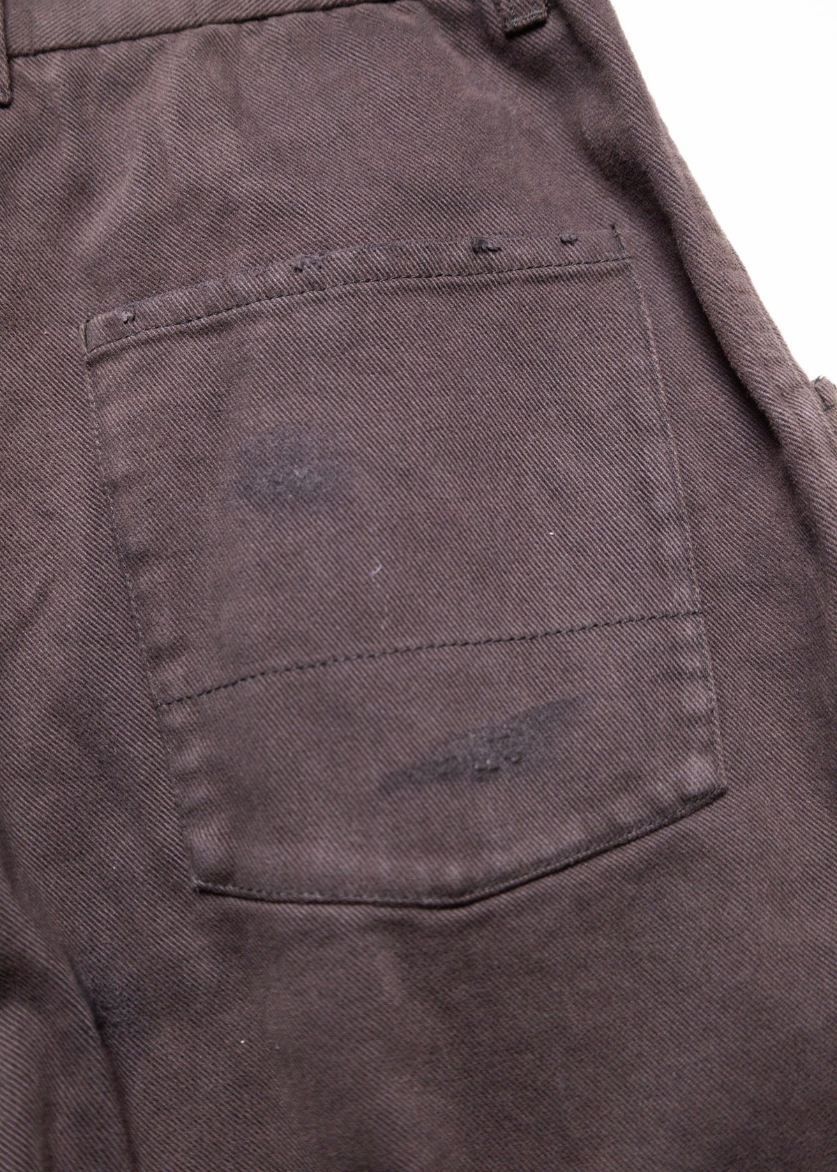 [ANACHRONORM] KERSEY TUCK WIDE PANTS