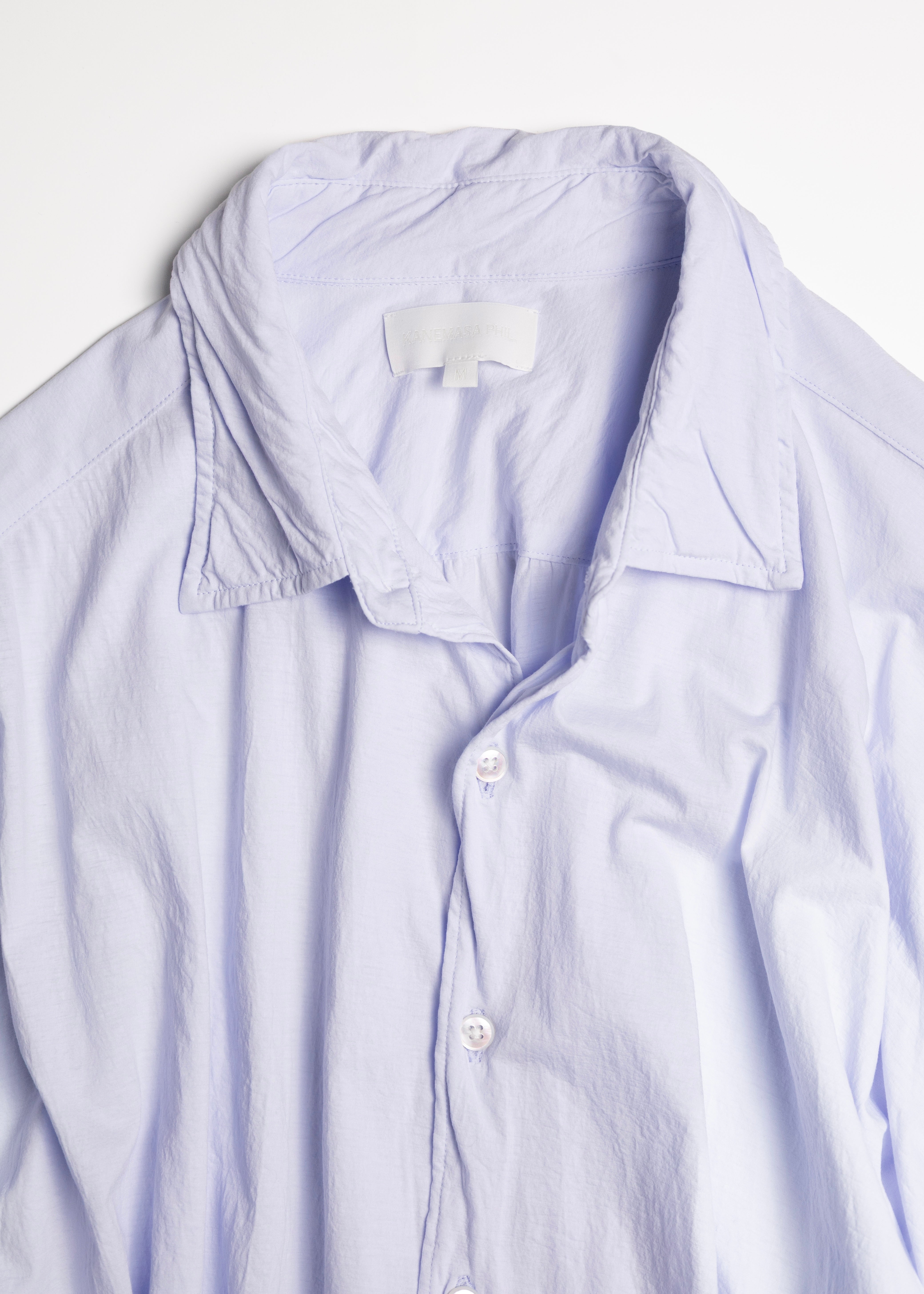 KANEMASA PHIL.（カネマサフィル）46G Artisan Shirt – process