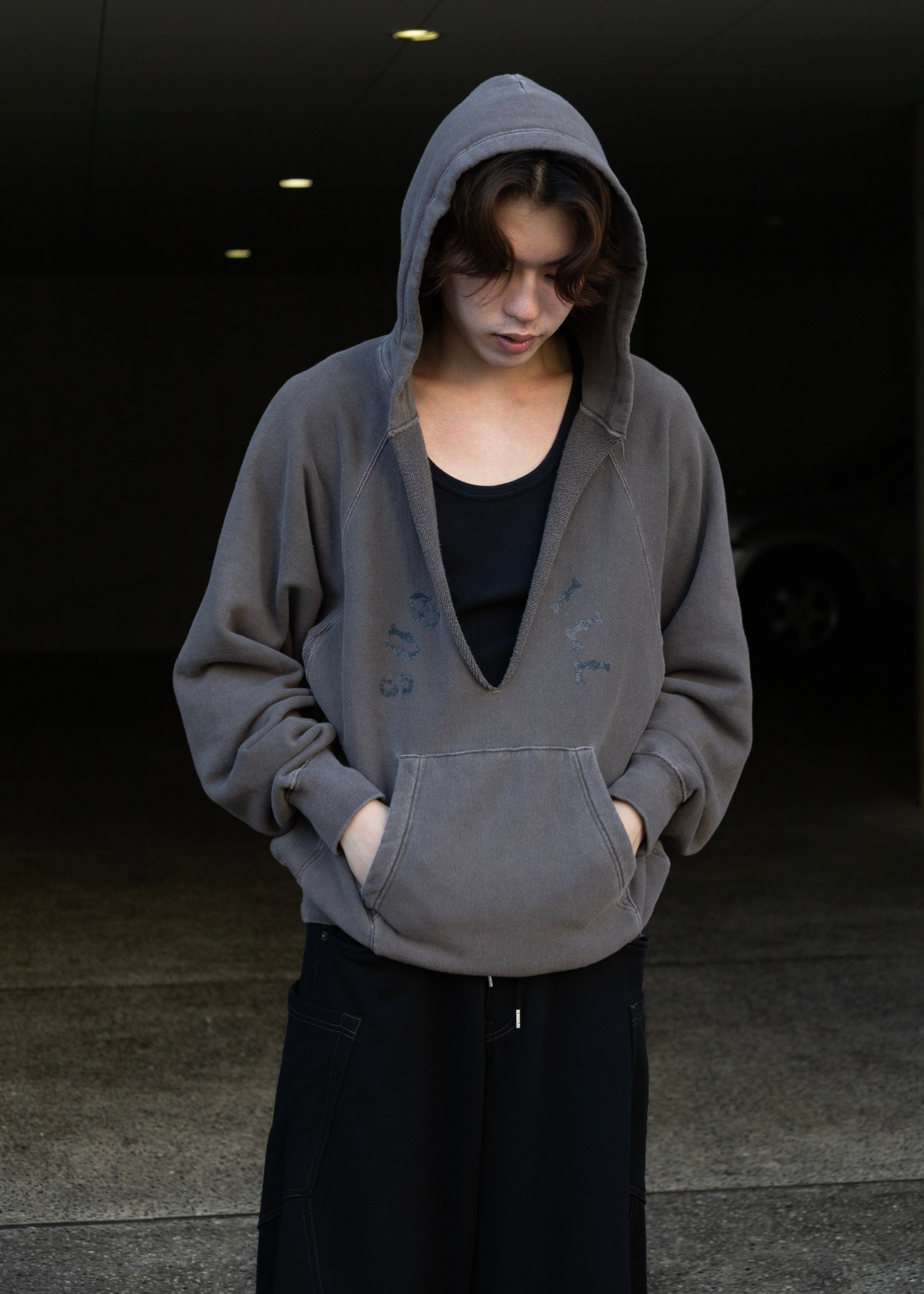 SUGARHILL（シュガーヒル）RIPPED HOODIE – process