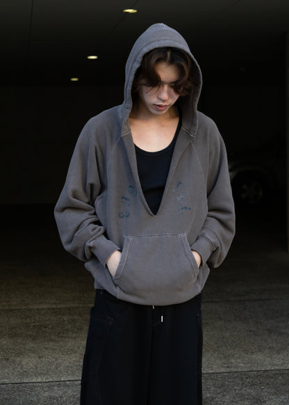 [SUGARHILL] RIPPED HOODIE