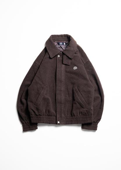 [SOL soonerorlater] WOOL STAND-COLLAR JACKET