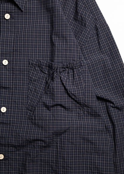 [refomed] WRIST PATCH WIDE SHIRT "CHECK"