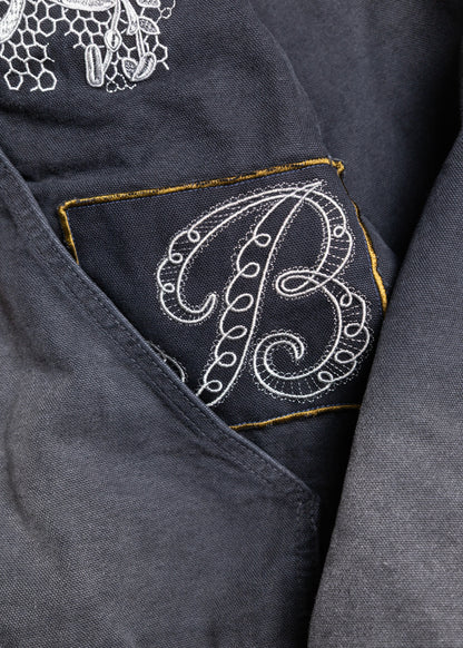 [KHOKI] Vintage-effect embroidered jacket