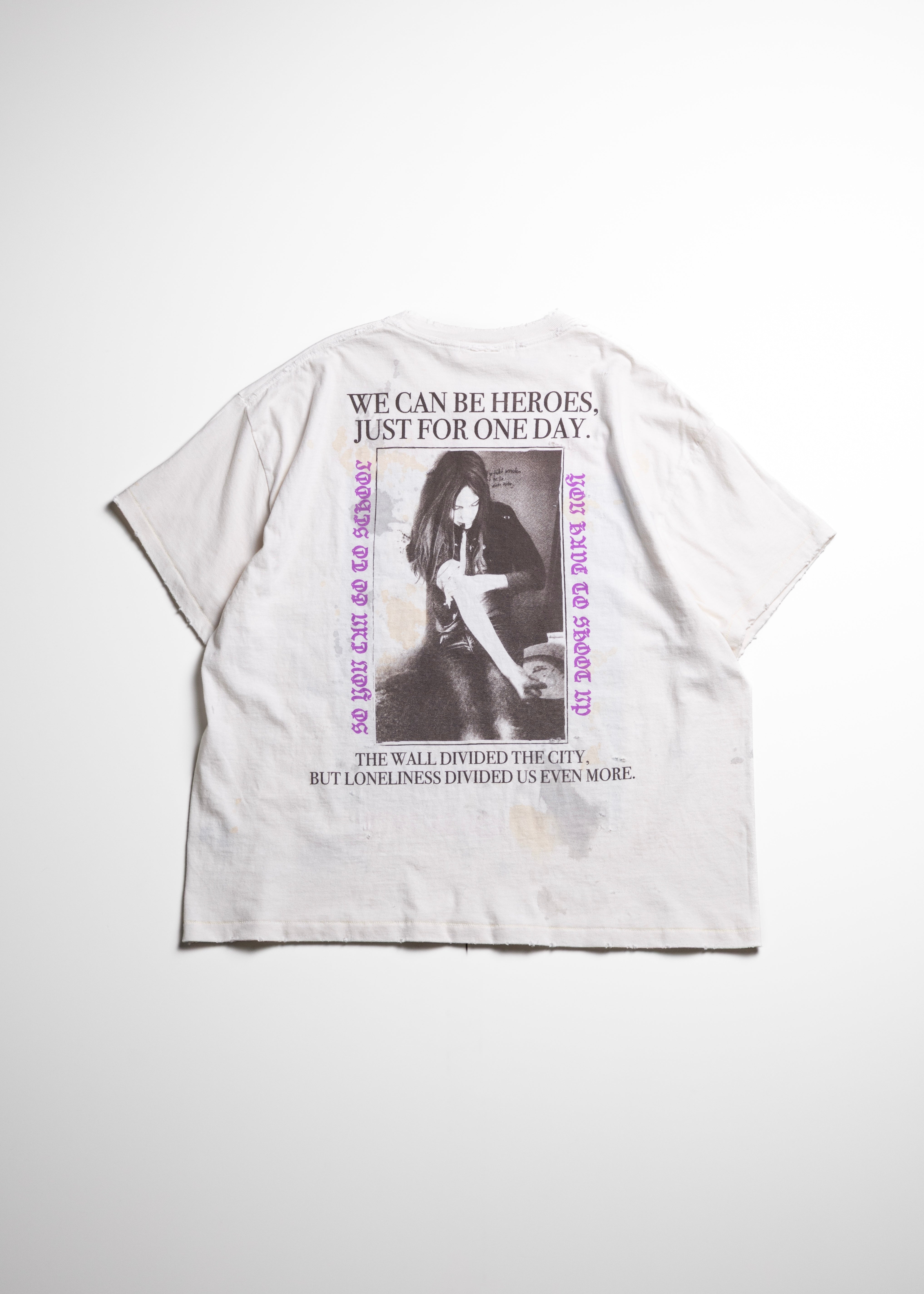 Rebelle de luxe（ルベルドゥリュクス）CHRISTANE F. S/S TEE – process