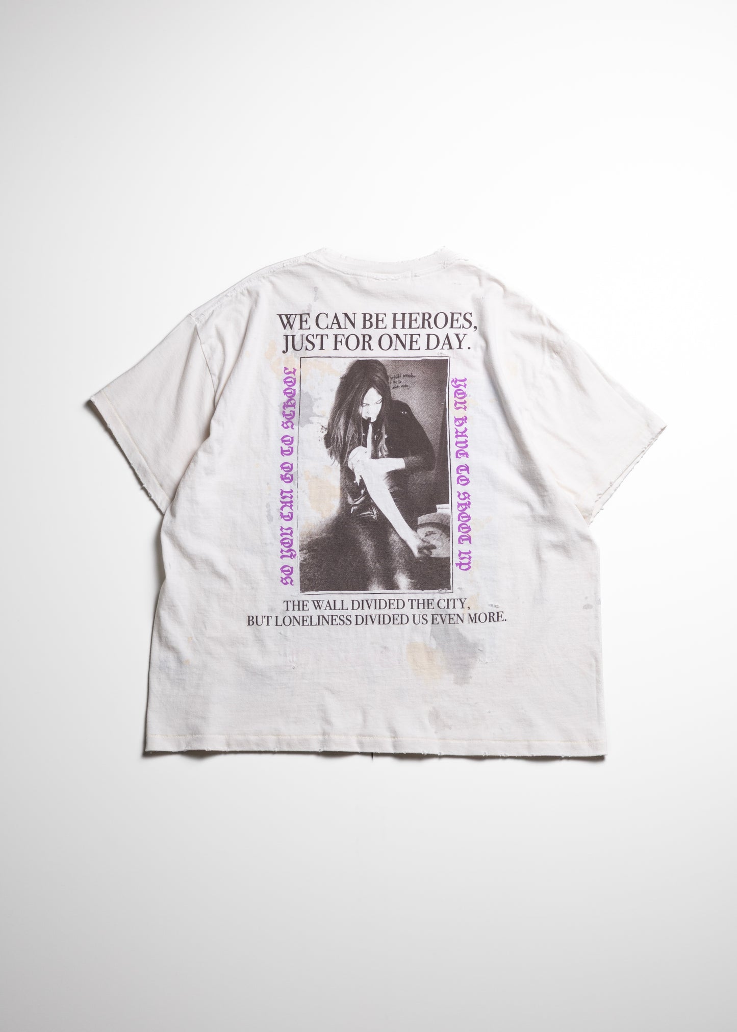 [Rebelle de luxe] CHRISTANE F. S/S TEE