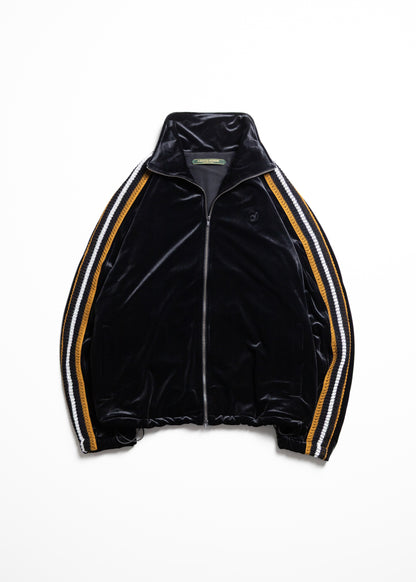 [The DUFFER N NEPHEWS] VELOUR TRACK JACKET