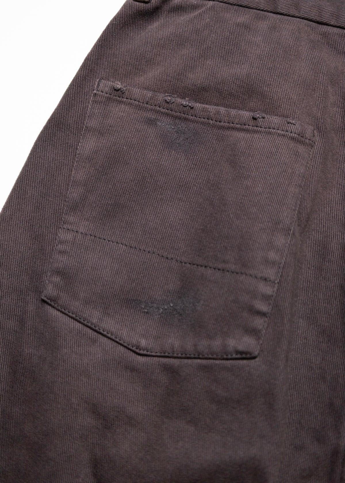 [ANACHRONORM] KERSEY TUCK WIDE PANTS