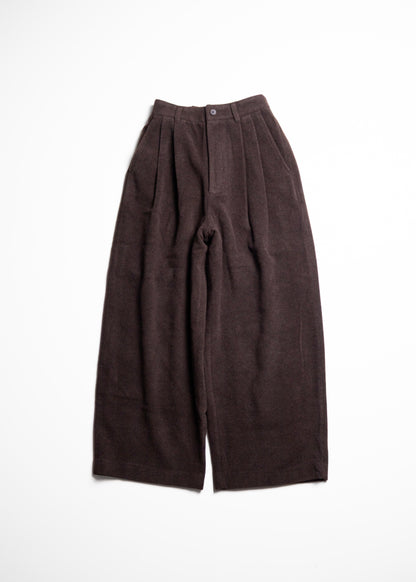 [SOL soonerorlater] WOOL EASY 2-TUCK PANTS
