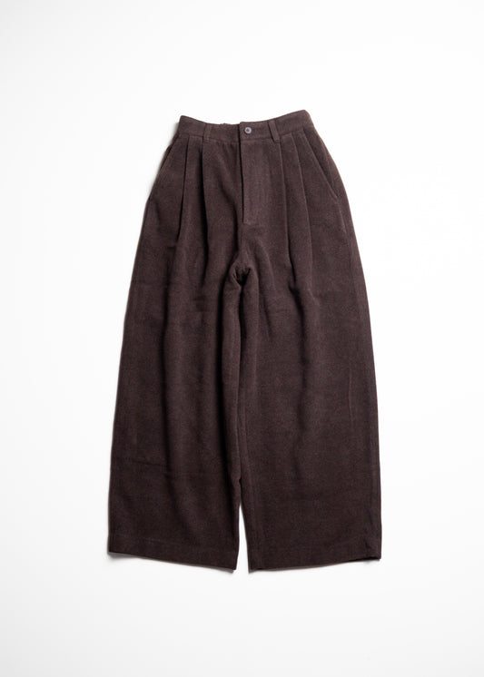 [SOL soonerorlater] WOOL EASY 2-TUCK PANTS
