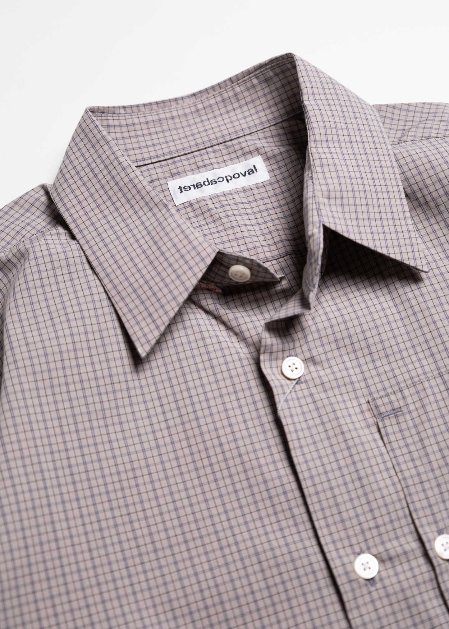 [CABARET POVAL] IP Plaid S/S Shirt