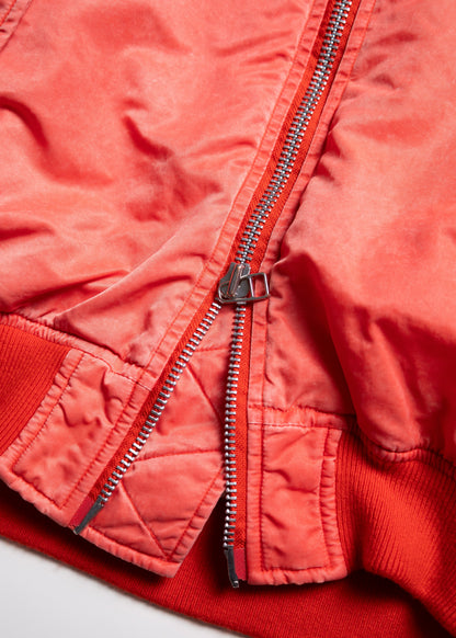 [ROTOL] Acid Dye Hooded Bomber Blouson