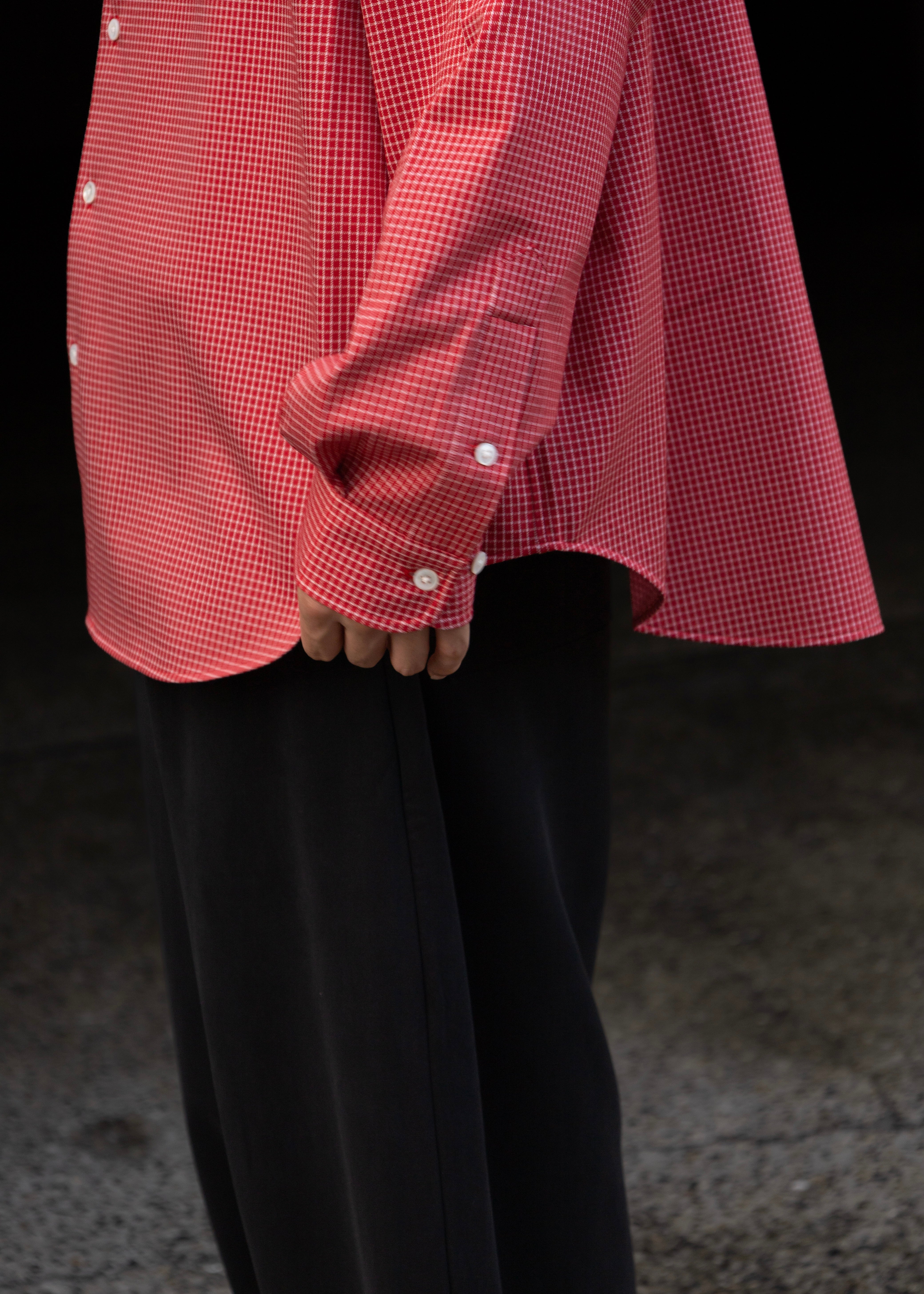 KANEMASA PHIL.（カネマサフィル）36G Atmosphere Check Shirt – process