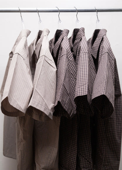 [CABARET POVAL] IP Plaid S/S Shirt