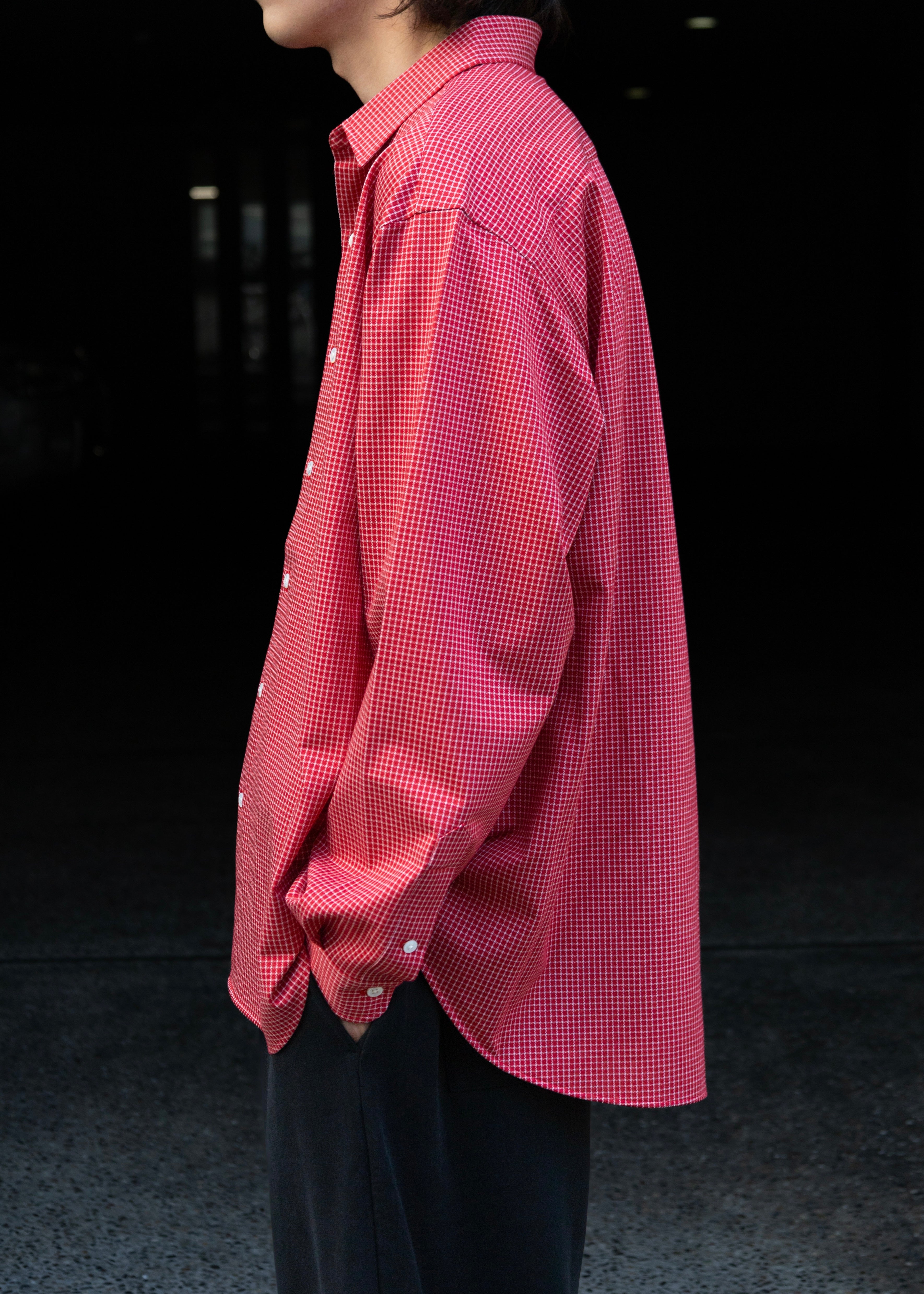 philme airy check shirt フリーサイズ 新品未開封品 FADE CHECK SHIRT 