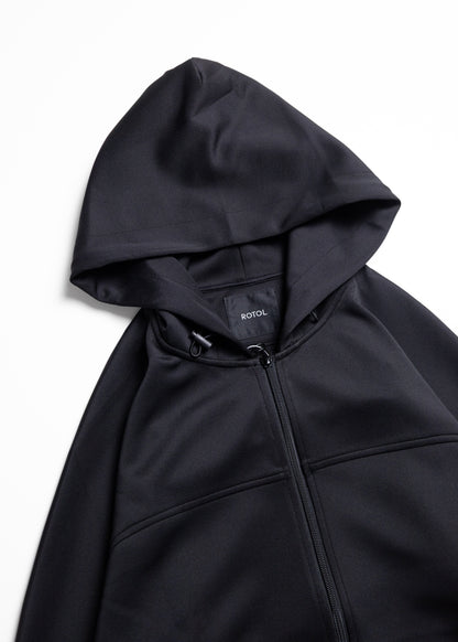 [ROTOL] Smooth Jersey Hooded Track Jacket