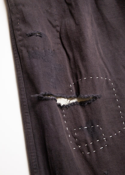 [ANACHRONORM] KERSEY TUCK WIDE PANTS