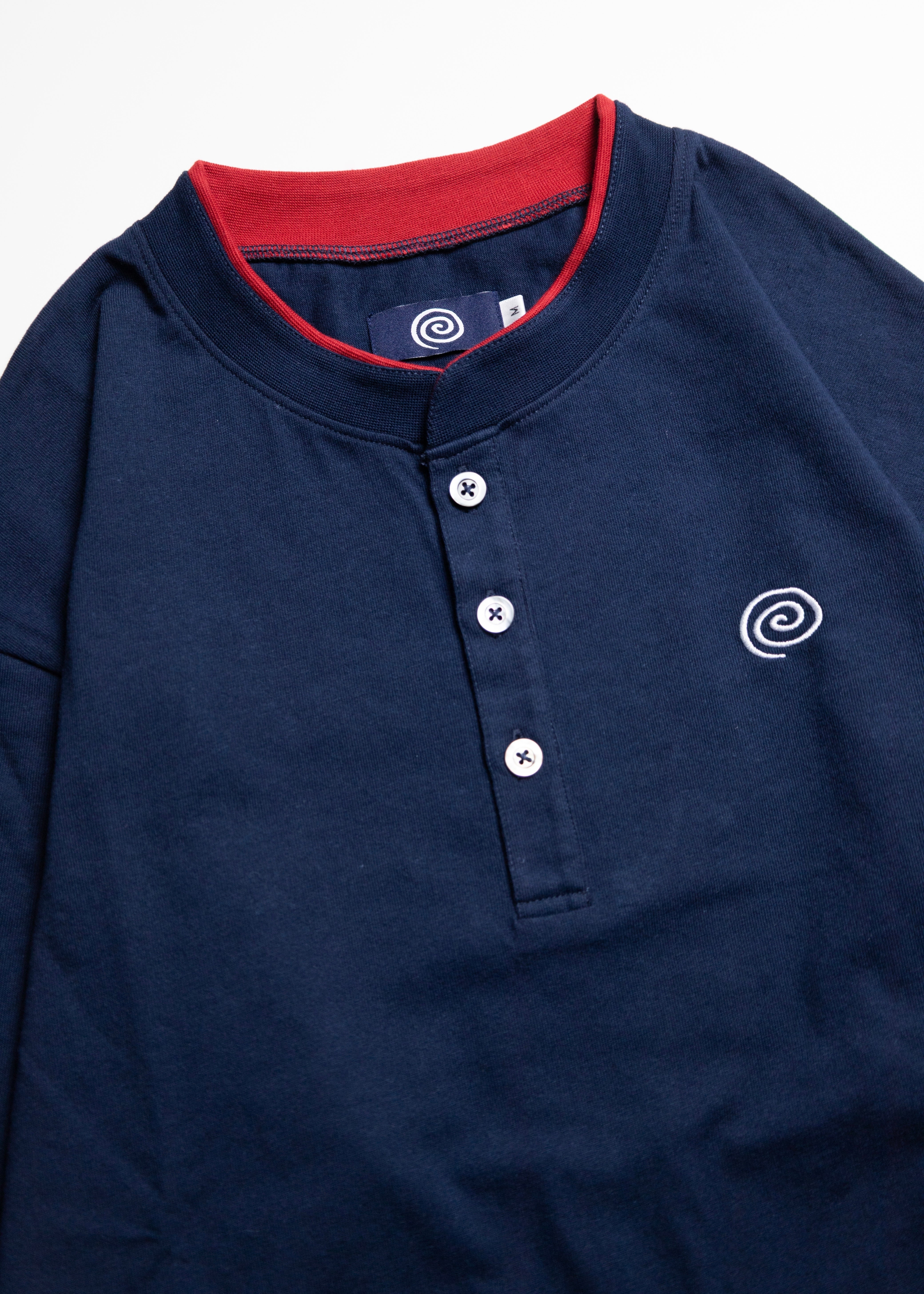 SOL soonerorlater Tシャツ NAVY 即完売モデル SOL soonerorlater（ソル スーナオアレイター）FAKE-LAYERED L/S TEE