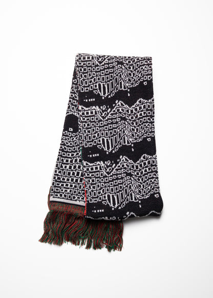 [bal original] JACQUARD KNIT SOCCER SCARF