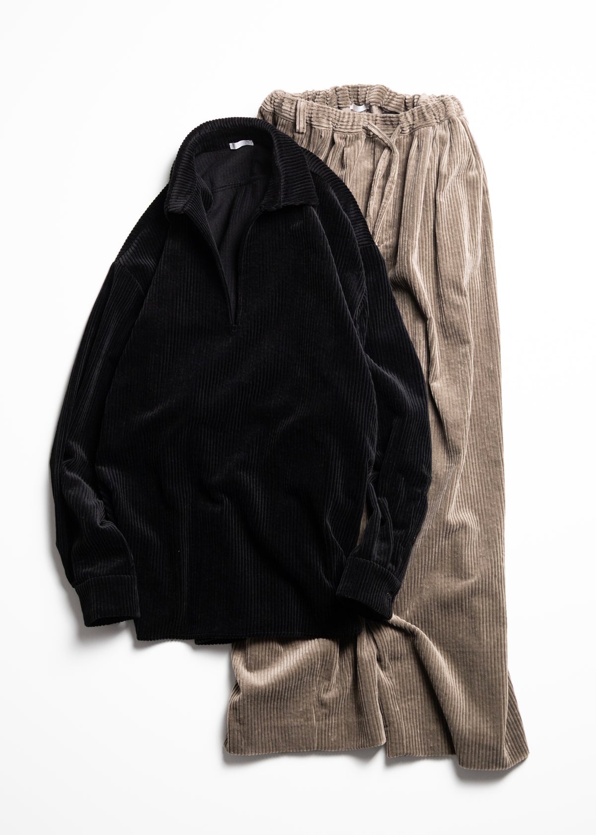 [Blanc YM] Corduroy Skipper Shirts