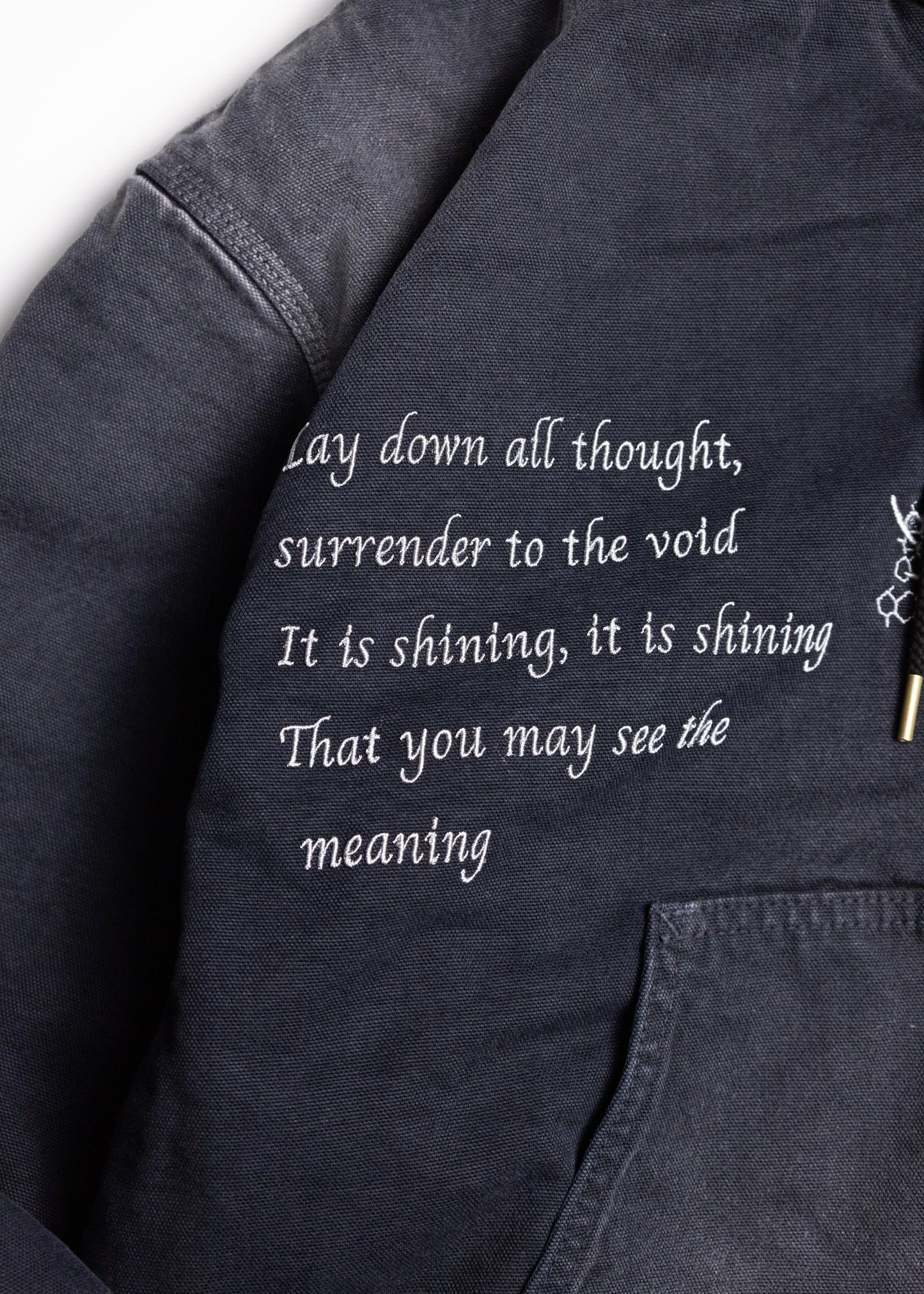 [KHOKI] Vintage-effect embroidered jacket