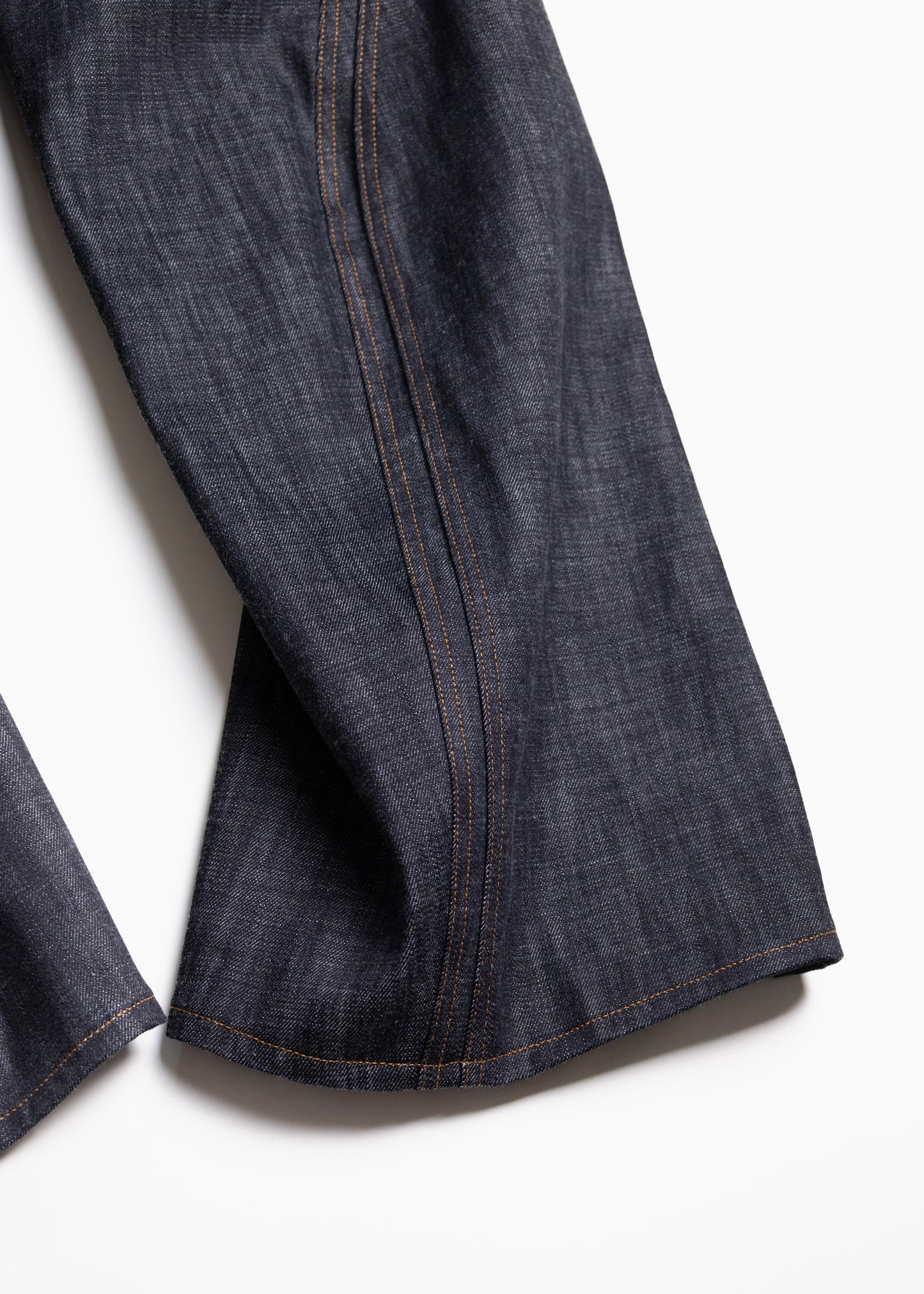 [NVRFRGT] 3D TWISTED WIDE LEG JEANS