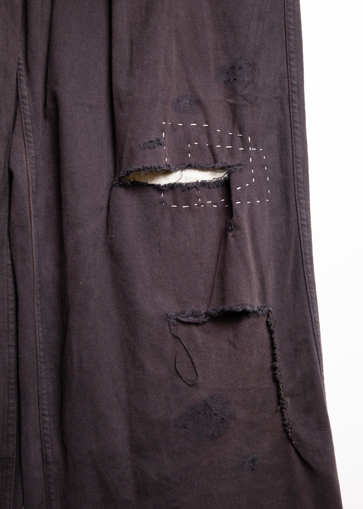 [ANACHRONORM] KERSEY TUCK WIDE PANTS