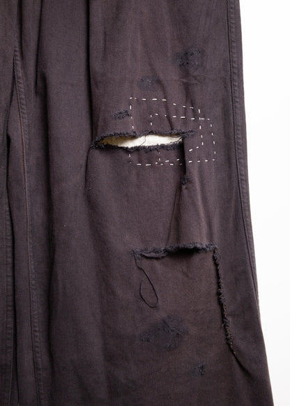 [ANACHRONORM] KERSEY TUCK WIDE PANTS