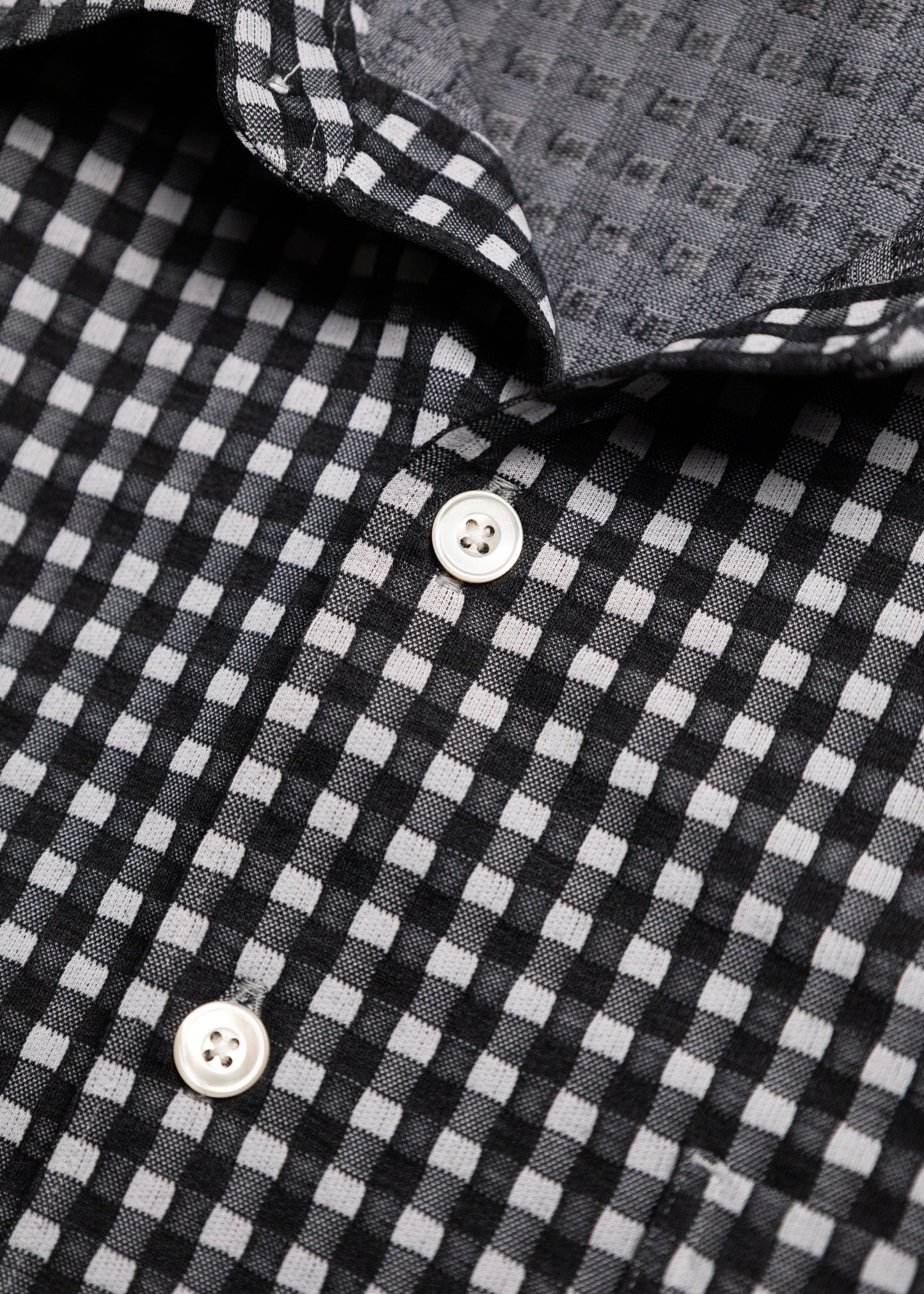 [KANEMASA PHIL.] 36G Wool Check Balise Shirt