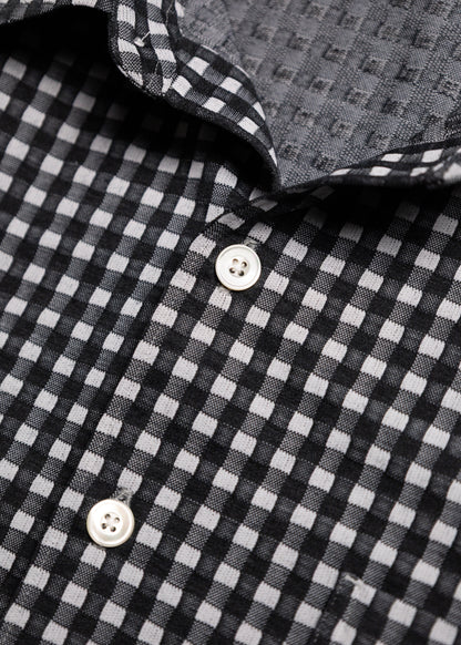 [KANEMASA PHIL.] 36G Wool Check Balise Shirt