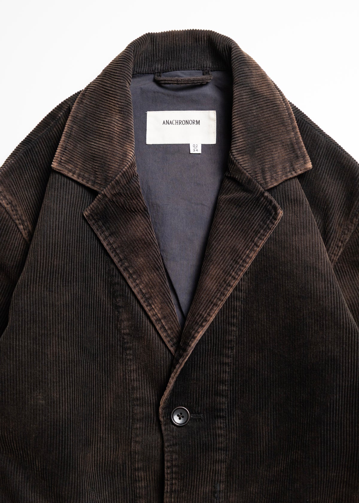 [ANACHRONORM] CORDUROY LAPEL JACKET