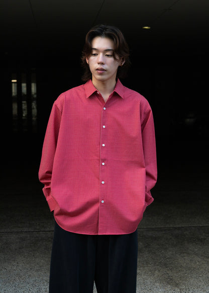 [KANEMASA PHIL.] 36G Atmosphere Check Shirt