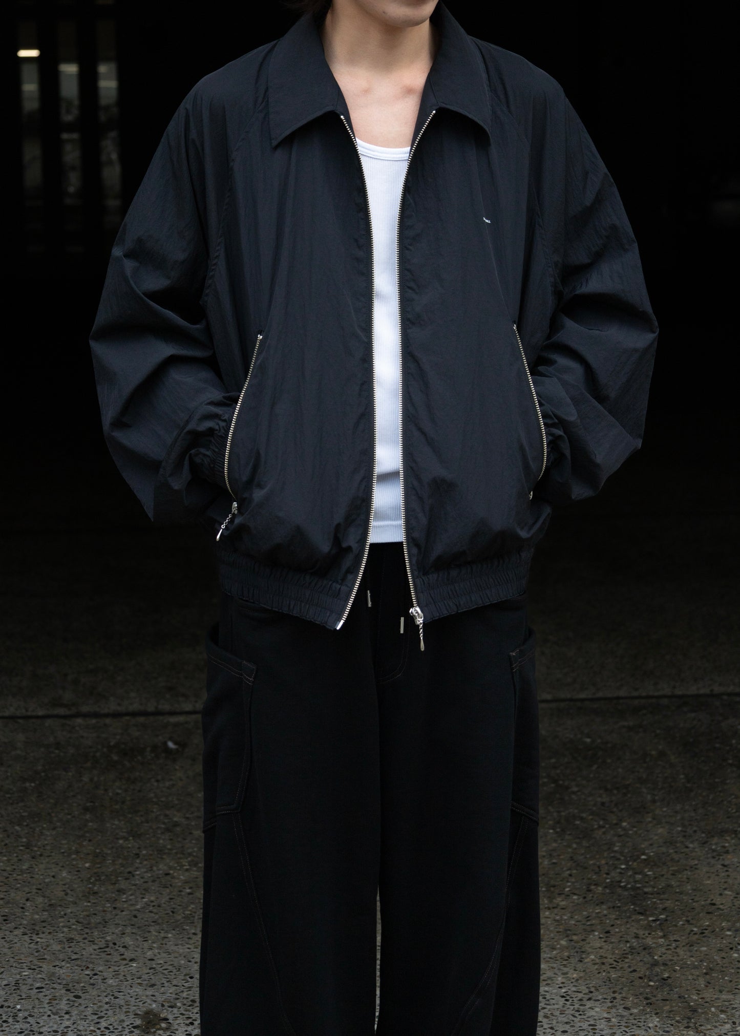 [SUGARHILL] NYLON ZIP SWINGTOP