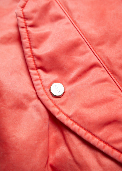 [ROTOL] Acid Dye Hooded Bomber Blouson