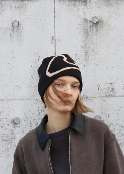 [JIEDA] J LOGO KNIT CAP