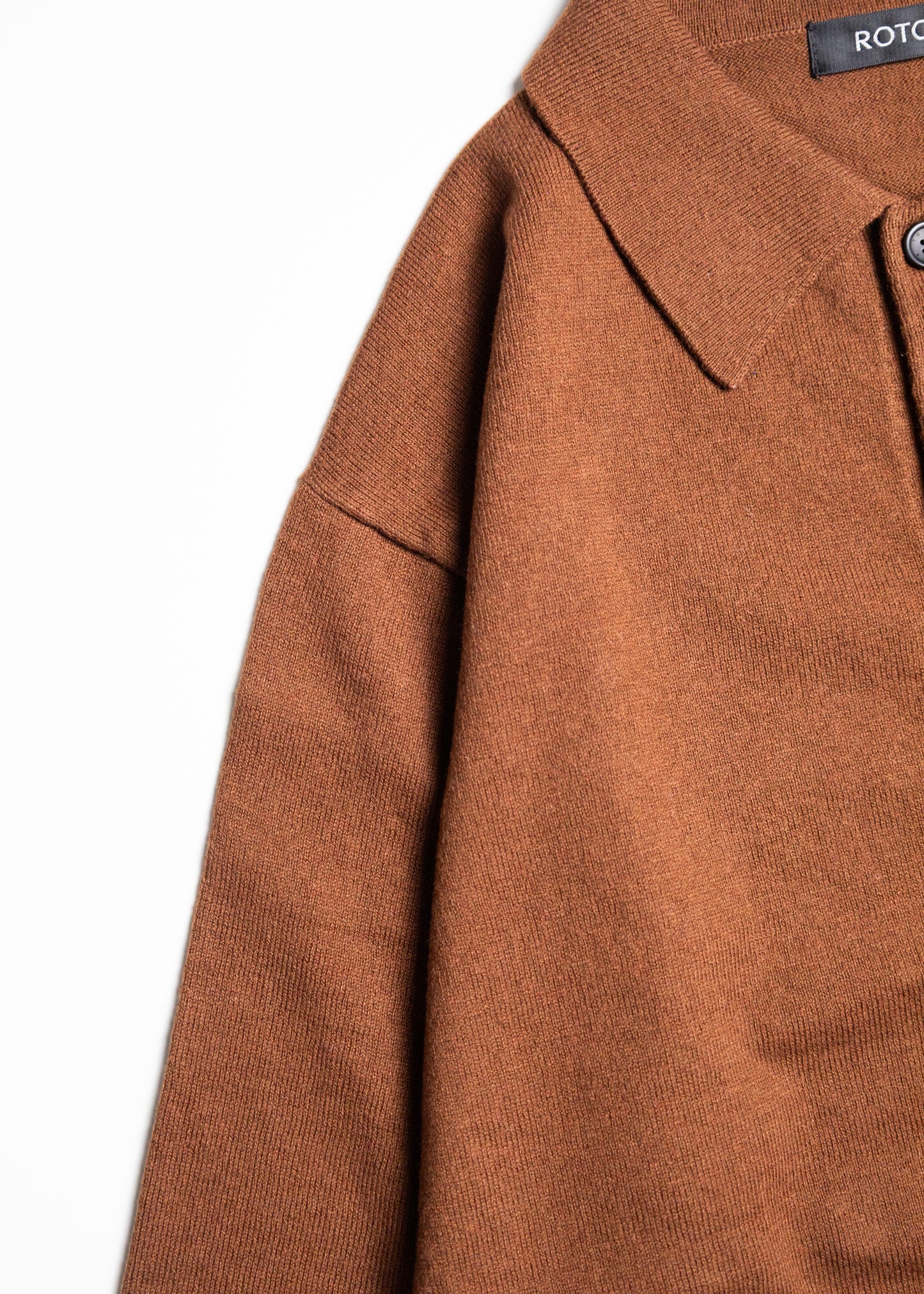 [ROTOL] Cashmere Blend Knit Shirt