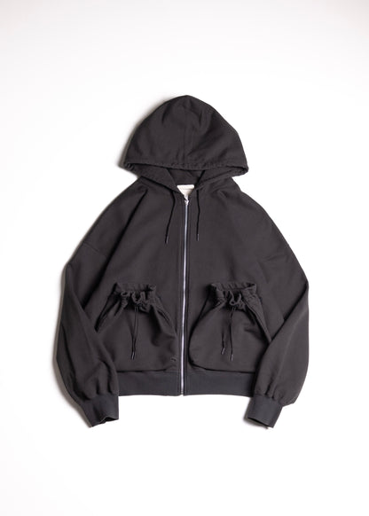 [refomed] "KINCHAKU" ZIPUP HOODIE