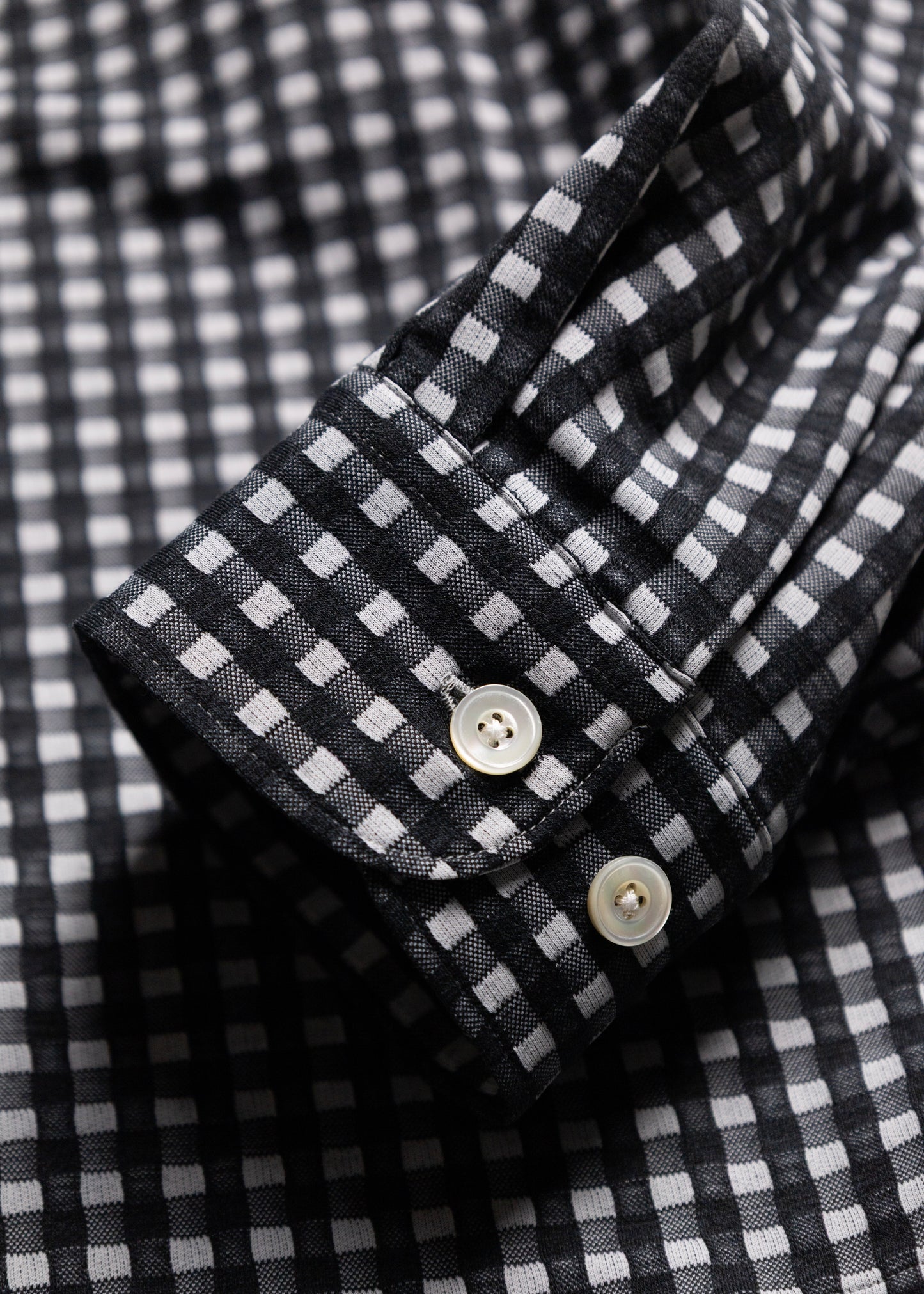 [KANEMASA PHIL.] 36G Wool Check Balise Shirt