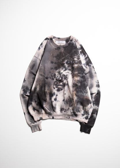 [bal original] LOGO TIE DYE CREW SWEAT by YUKIDYE